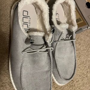Hey Dude Wendy Couduroy Grey Size 8